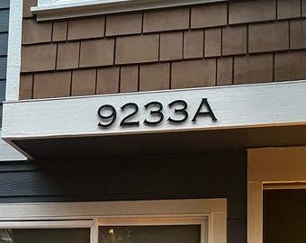 5 inch Chisel House Numbers Letters