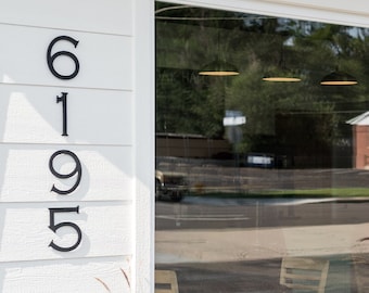 8 inch Chisel House Numbers Letters