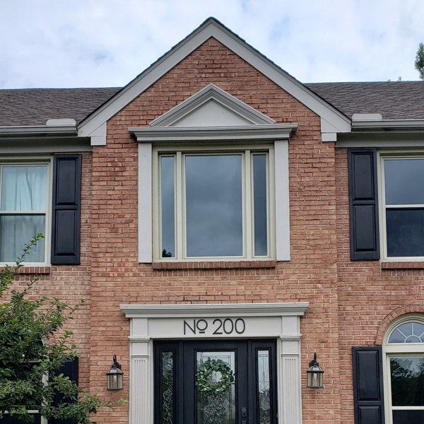 8 inch Modern House Numbers Letters Color Choices