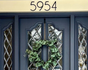 Letras numéricas modernas e elegantes de 6 polegadas