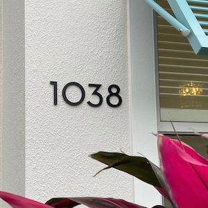 3 inch Contemporary House Numbers