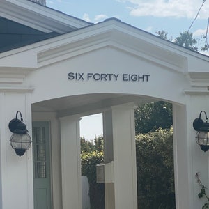 3 inch Chisel House Numbers Letters
