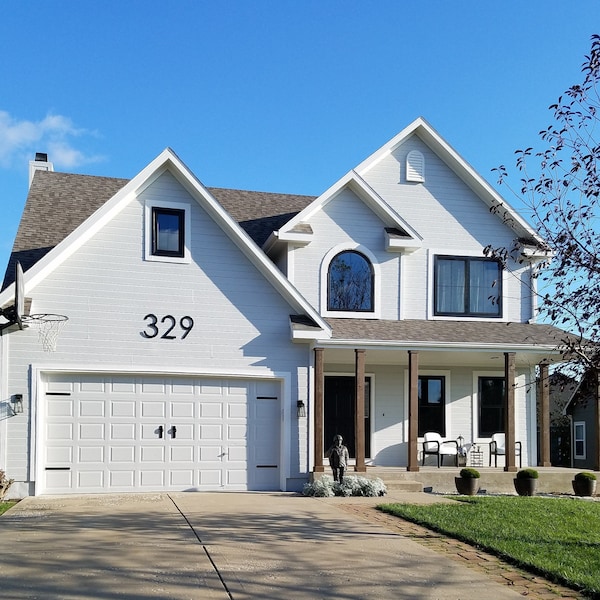 18 inch Modern House Numbers Letters