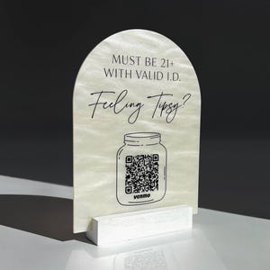 QR Code Sign for Business, Menu, Wedding, wifi