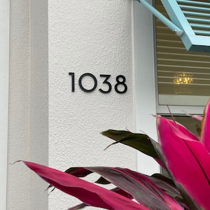 4 inch Contemporary House Numbers