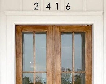 Modern House Numbers Etsy