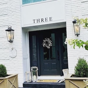 6 inch Classic House Numbers Letters
