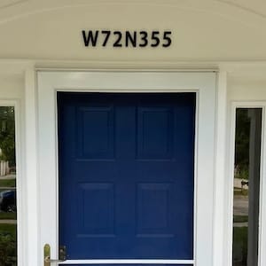 3 inch Bold House Numbers Letters