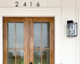 5 inch Modern House Numbers Letters