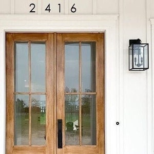 5 inch Modern House Numbers and Letters image 3