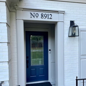 5 inch Classic House Numbers Letters
