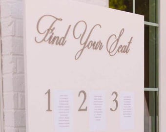 Find Your Seat Sticker Cut-Out Acrylic
