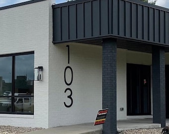 24 inch Modern House Numbers Letters