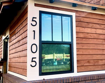 Modern House Numbers Etsy