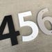 8 Inch Bold House Numbers - Etsy