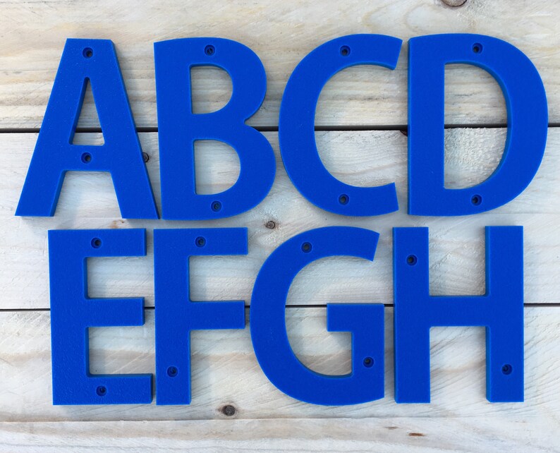2 Inch Bold House Numbers Letters Etsy