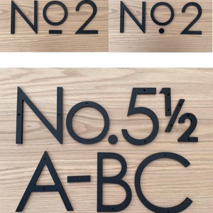 5 inch Modern House Numbers and Letters image 7