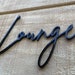 Custom Acrylic Laser Cut-out Cursive Sign - Etsy