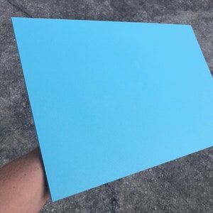 Turquoise Aqua Plastic Sheet, 1/4&quot; thick, 20&quot; x 13.5&quot; custom color