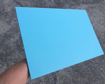 Turquoise Aqua Plastic Sheet, 1/4" thick, 20" x 13.5" custom color