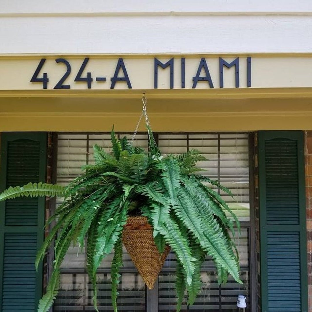 5 Inch Art Deco House Numbers Letters - Etsy