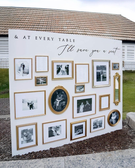At Every Table Sticker Cut-Out Acrylic Lettering for Wedding Seating Sign