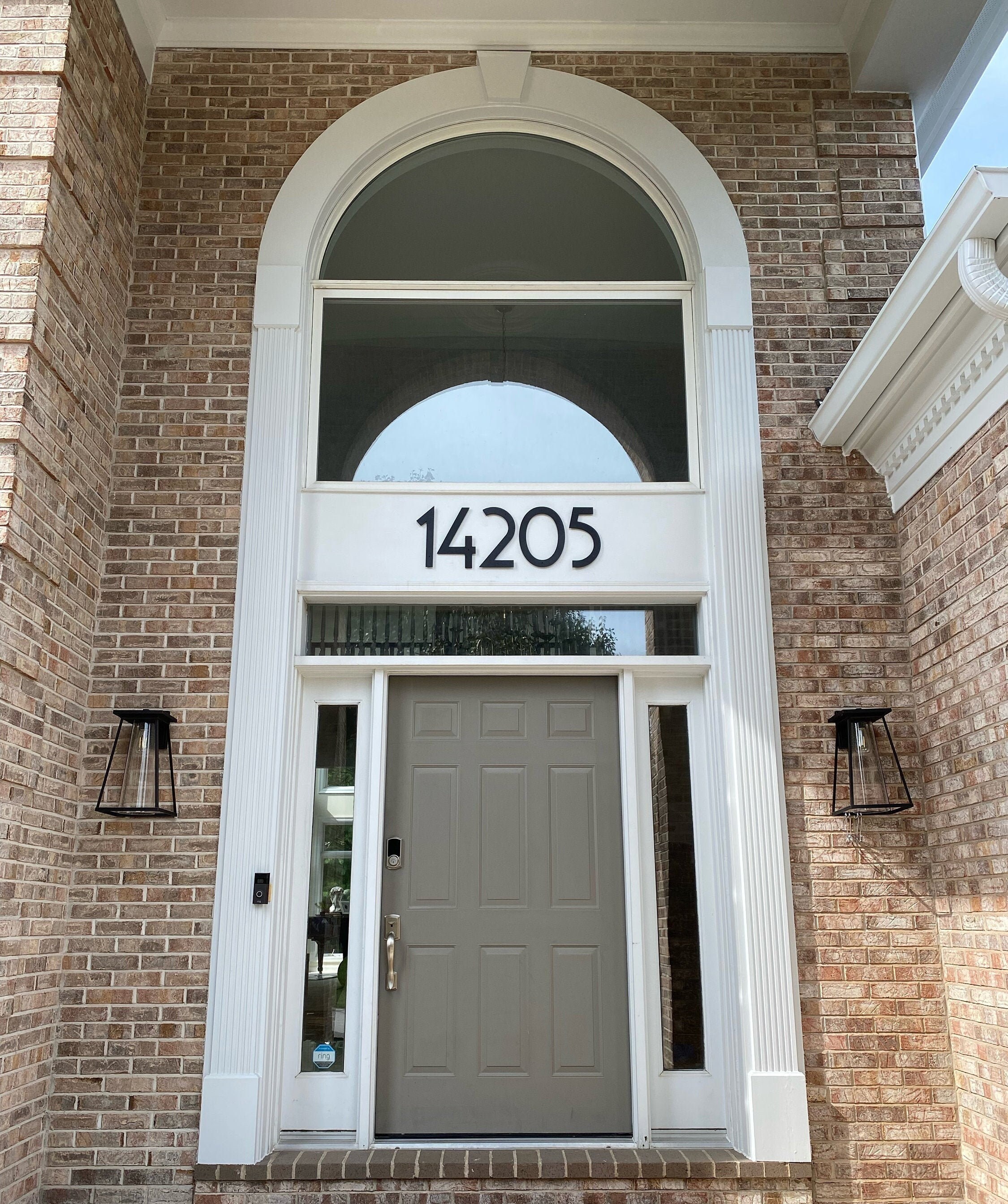 12 Inch Art Deco House Numbers Letters Etsy Australia