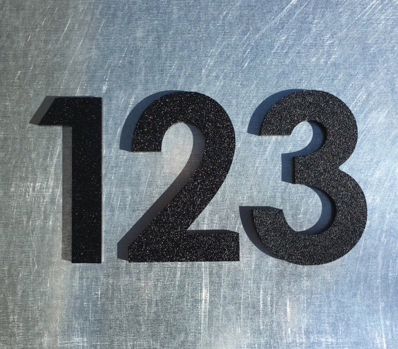 4 inch Magnetic Numbers Letters for doors, houses, mailboxes, address image 5