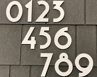 Letras magnéticas Art Deco de 3 pulgadas para puertas, casas, buzones, direcciones