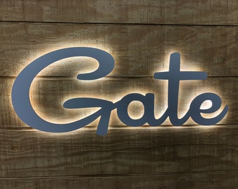 Custom LED Backlit sign, words or logo