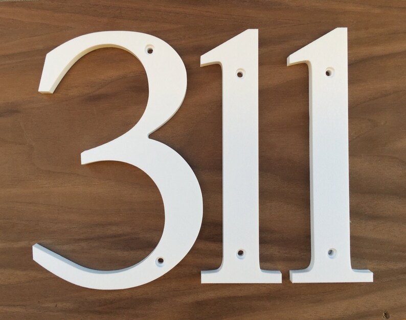 3 Inch Traditional House Numbers Letters Etsy