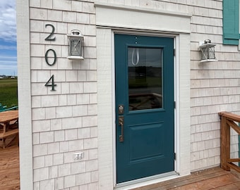 Números e letras romanas para casas de 8 polegadas