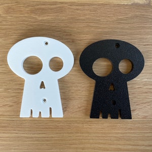 Mid Century Modern Skull outdoor sign color choices