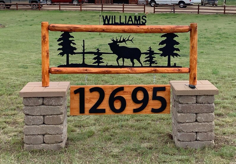10 inch Bold House Numbers