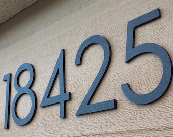 Chiffres/lettres modernes magnétiques de 5 po. pour portes en acier, garage, boîtes aux lettres