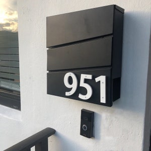 4 inch Bold House Numbers Letters