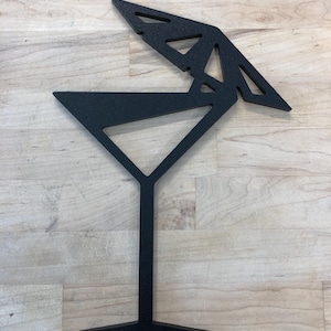 Mid Century Martini Glass for Outdoor / Indoor Sign