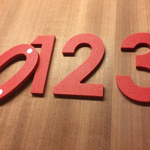 4 inch Magnetic Numbers Letters for doors, houses, mailboxes, address image 4