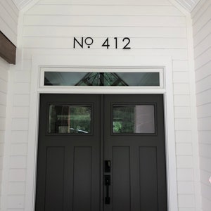 6 inch Modern House Numbers and Letters image 5