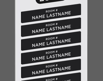 Custom Directory Sign With Magnetic Name Plates