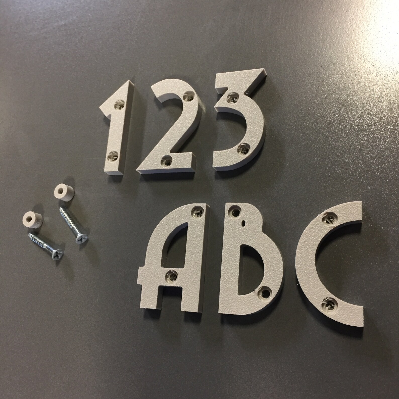 2 Inch Art Deco House or Mailbox Post Numbers Letters - Etsy
