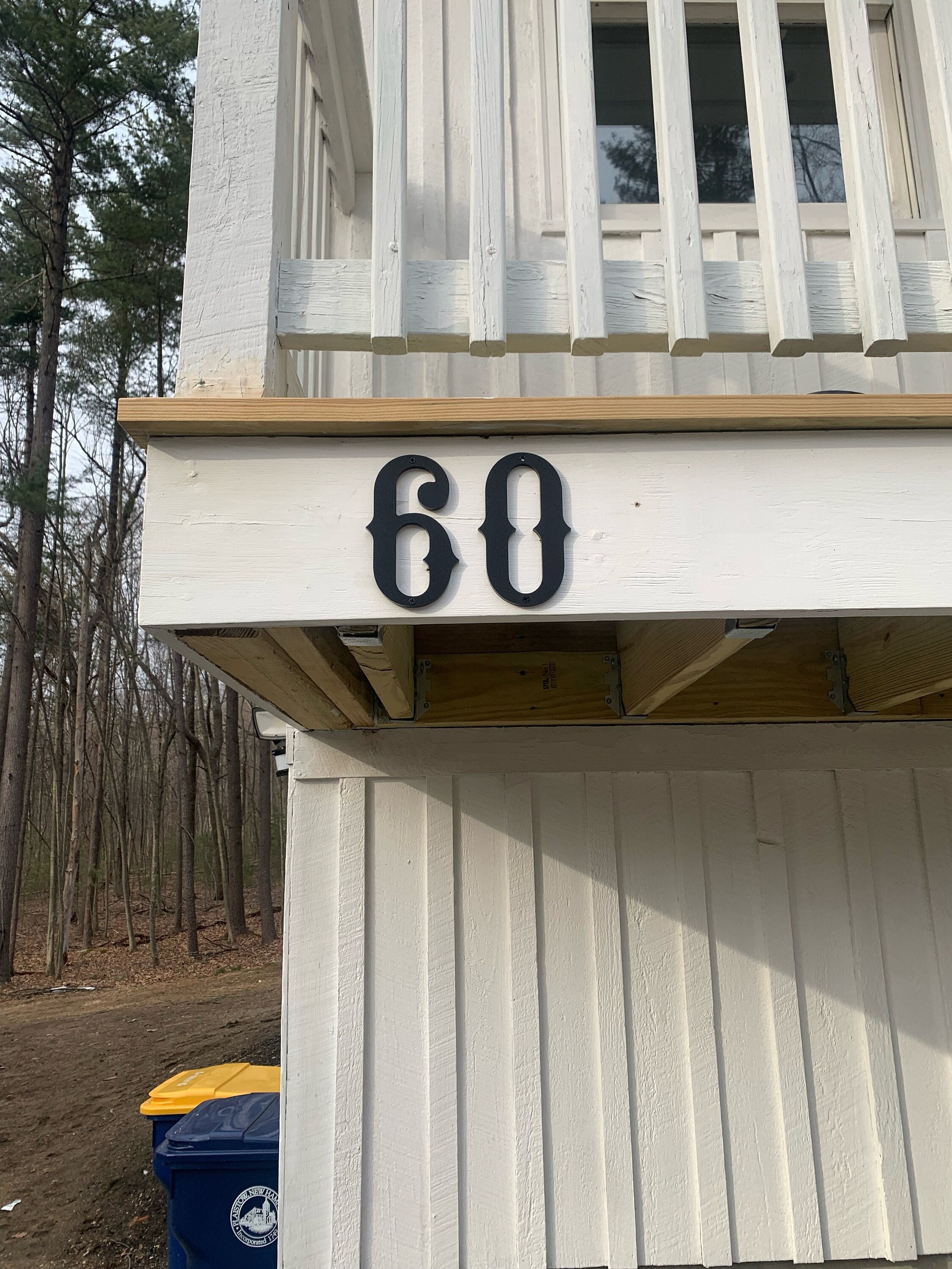 8 inch Western House Numbers Letters