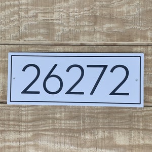 Custom Engraved Address Plaque Composite
