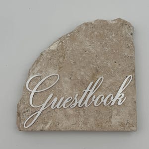 Small Fancy Cursive Cut Out Acrylic Wedding Signs