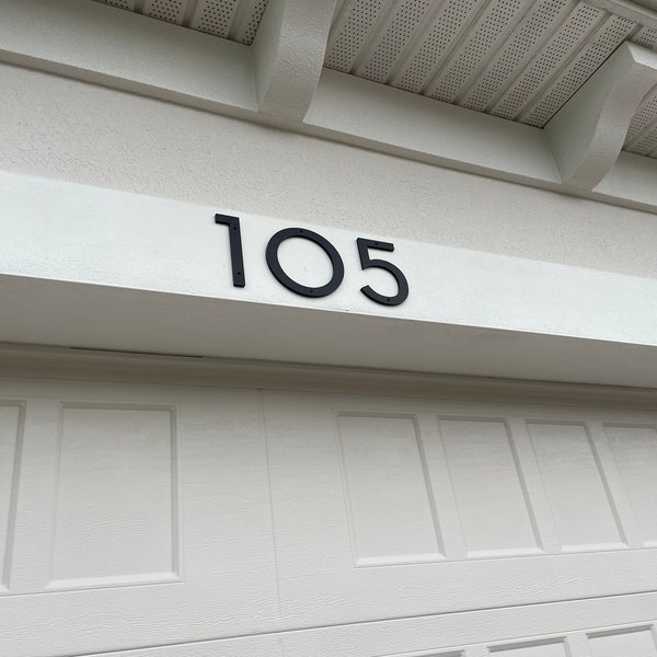 8 inch Contemporary House Numbers