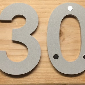 4 inch Magnetic Numbers Letters for doors, houses, mailboxes, address image 9