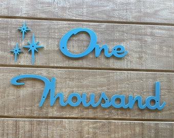 Kursiva ord eller husnummer i mitten av århundradet: Vanlig storlek