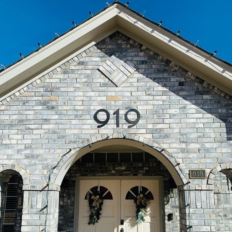 12 Inch Art Deco House Numbers Letters Etsy Australia