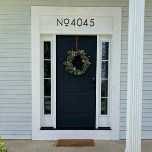 6 inch Modern House Numbers and Letters