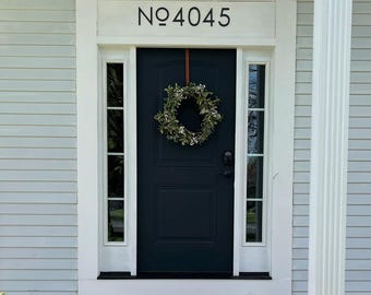 6 inch Modern House Numbers and Letters